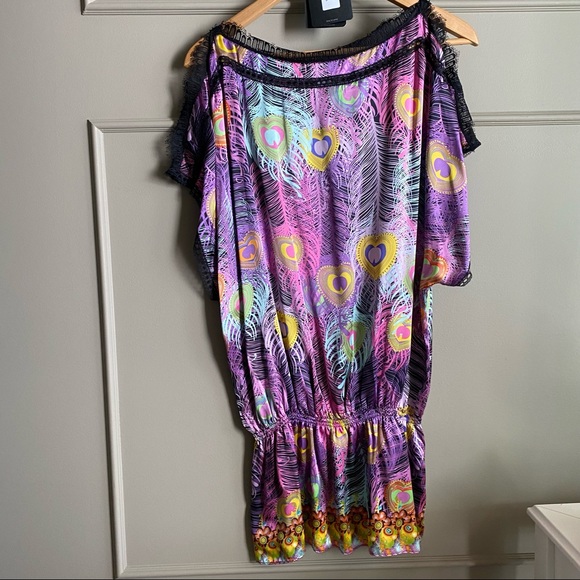 🛍 Custo Barcelona Peacock Peek a Boo Shoulder - Picture 5 of 7